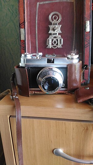 Appareil photo ayant servi à la prise des photos éditées dans l'ouvrage "Chronique des Aurès".