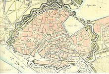 Karte von Hamburg (Alt- und Neustadt) von 1835