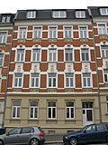 Apartment building in closed development