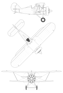 Polikarpov I-5 3-view.svg