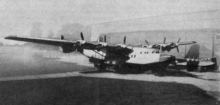 Potez-CAMS 161 in foreground with the type 160 scale flight model behind. Floats retracted. Potez-CAMS 161 and 160.png