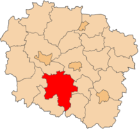Okres Inowrocław na mapě vojvodství