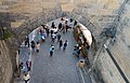 View of Mostecka street, from the western tower of Charles Bridge, Prague