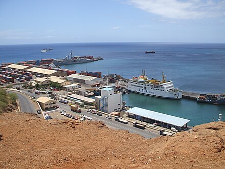 The Port of Praia before expansion in 2007 Praia Harbor.jpg