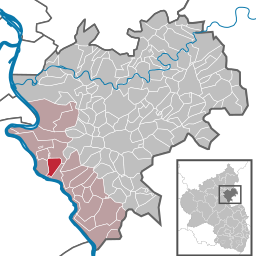 Läget för Prath i Rhein-Lahn-Kreis