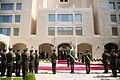 President Donald Trump participates in arrival ceremonies with President Mahmoud Abbas of the Palestinian Authority at the Presidential Palace, Tuesday, May 23, 2017, in Bethlehem. (03).jpg