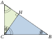Pythagoras similar triangles simplified.svg