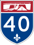 Štítek Autoroute 40