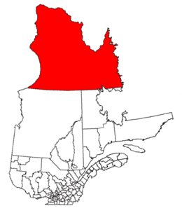 Nunaviki asend Québecis