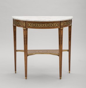 An 18th century console table from the collections of the Röhsska design museum