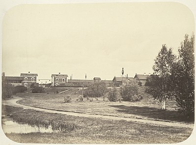 Ushaki-Station in den 1860er Jahren