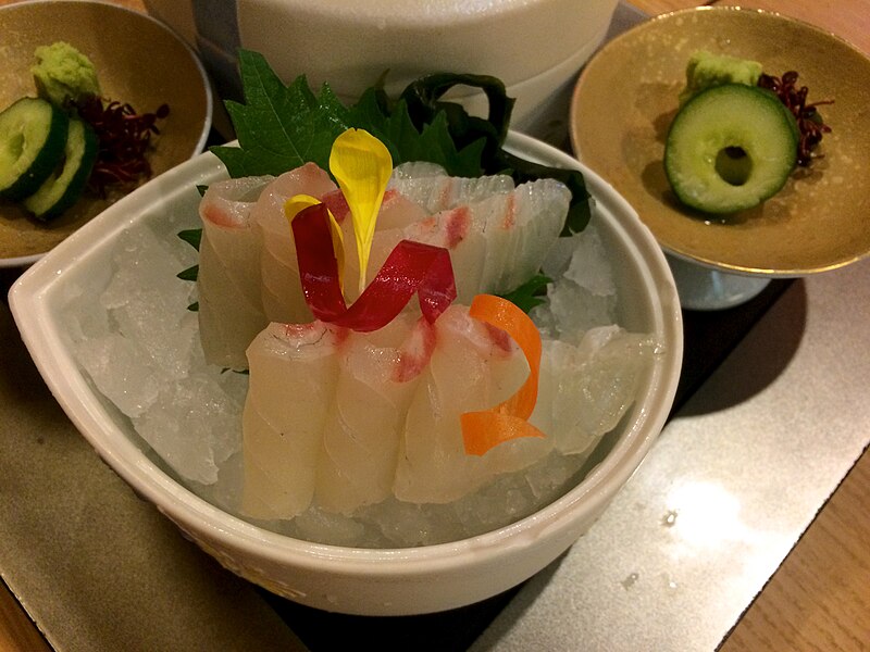 File:Red sea bream sashimi (27992669723).jpg