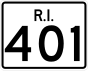 Route 401 işaretçisi