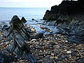 Rocks on beach, Glen Maye - geograph.org.uk - 773591.jpg