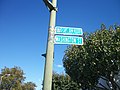 Street name sign for a fallen fire captain.