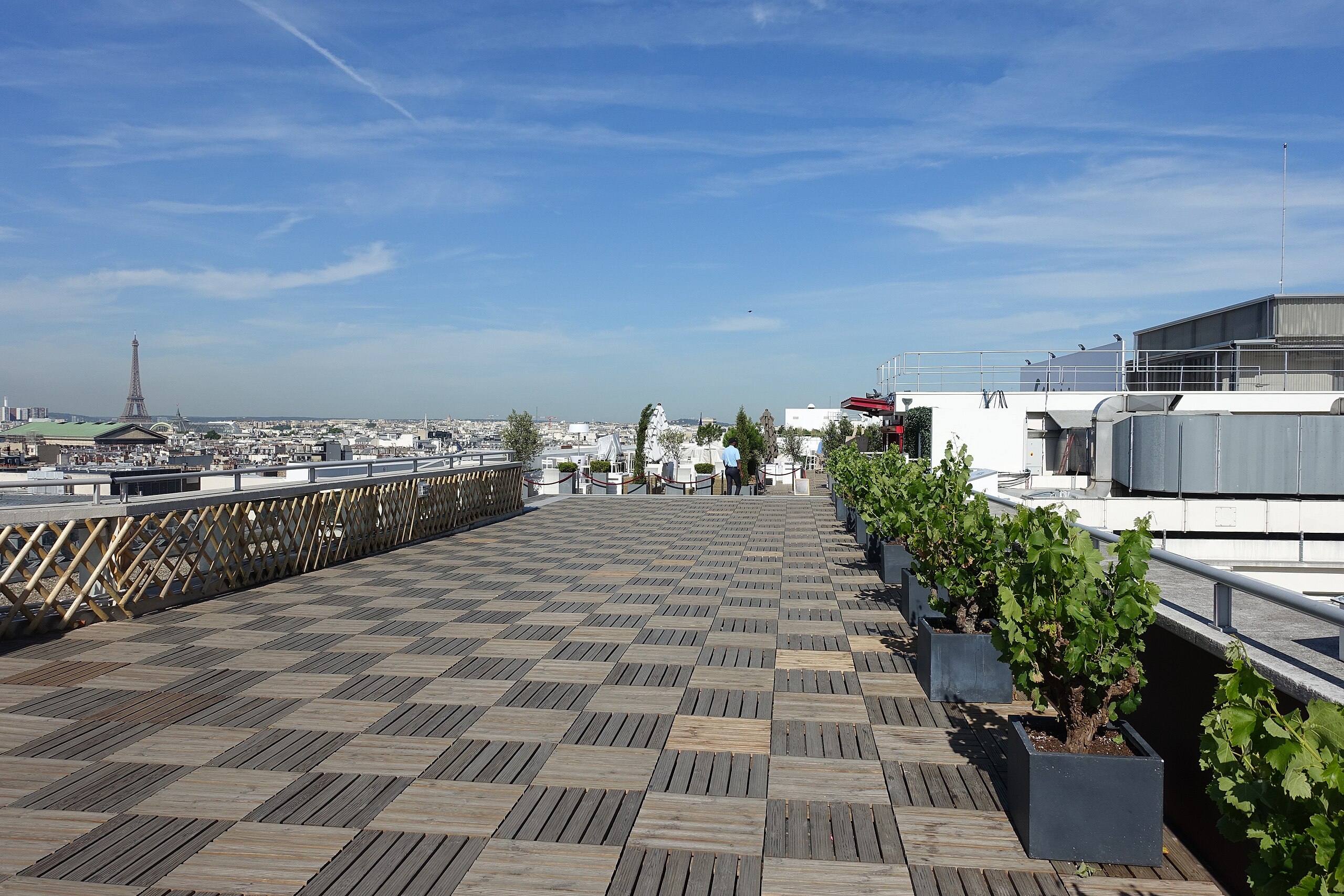 View Of Paris From The Rooftop Of Galeries Lafayette Photograph by