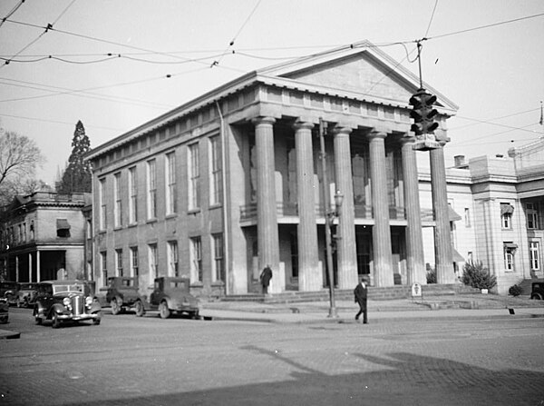 Old Rowan County Courthouse in Salisbury, 1934