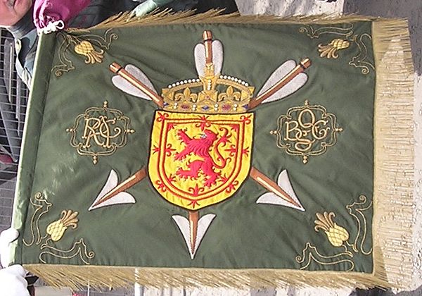 One of the current standards of the Royal Company of Archers