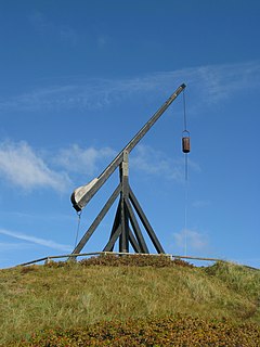 Vippefyr lighthouse with a mobile open charcoal fire as a navigation aid