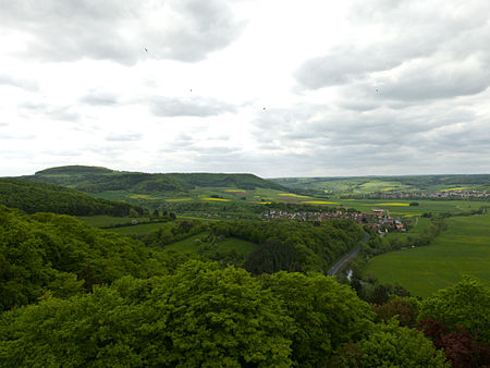 Saaletal mit Sodenberg