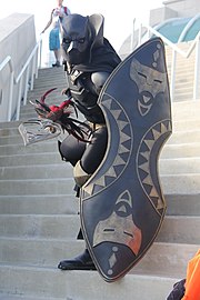 Cosplay de la Panthère noire.