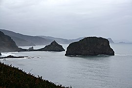 Gaztelugatxe eta Aketx neguan