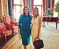Sarah Sanders and Stephanie Grisham visiting the Buckingham Palace.jpg