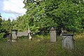 Kirchhof, acht Grabmale, zwei Grabanlagen und Einfriedungsmauer mit zwei Kirchhofstoren