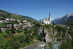 Tarasp, Scuol, Engadyna, Gryzonia, Szwajcaria - Pa