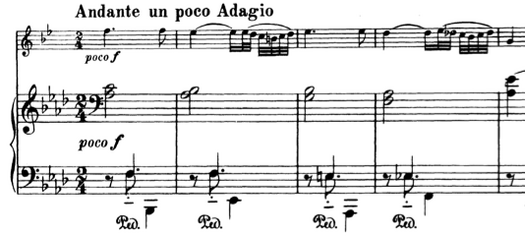 The material from the introduction is seen many times throughout the first movement.