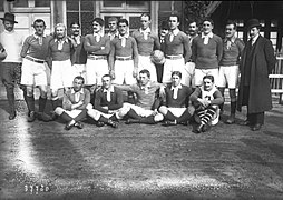 En 1914 au stade de Colombes.