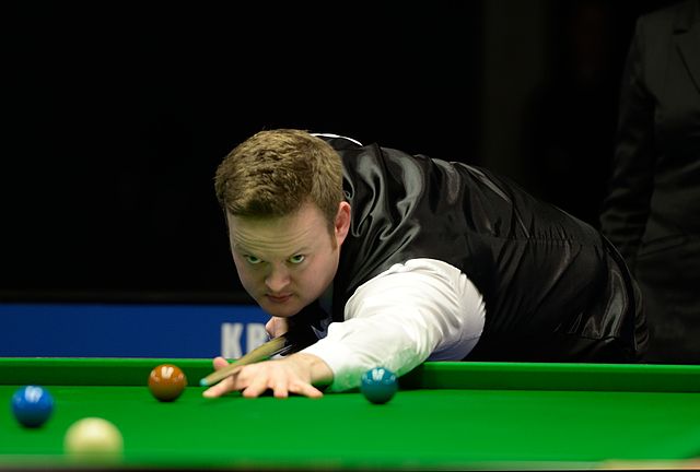 Shaun Murphy (pictured in 2015) was the first player to compile four century breaks in a row during a best-of-nine frames match in the second round of