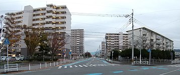 下山門598号線、壱岐神社の南側