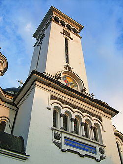 Sighisoara ortodox trinity church tower.jpg