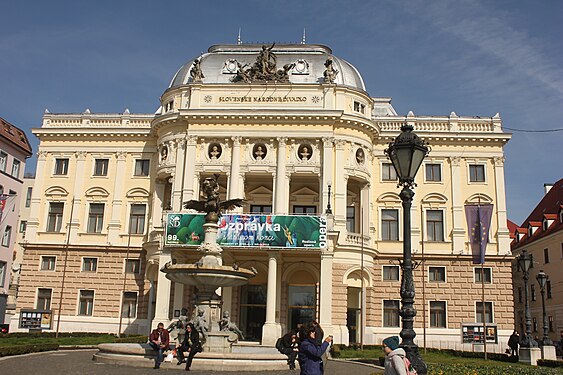 Slovak National Theatre in Bratislava