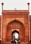 Dakhini darwaza in Mohalla Tajganj. South Gate of The Taj Mahal opening in from Taj Ganj.jpg