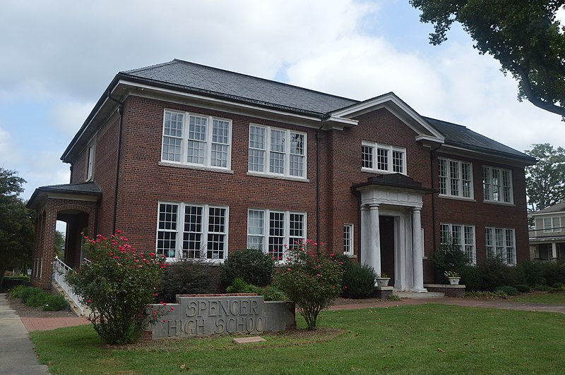 File:Spencer town hall and former high school.jpg