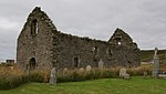 Voe, Old Olnafirth Kirk, כולל קיר Kirkyard, Gatepiers, ו מארזים