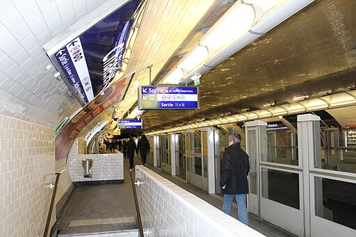 Station Mtro Chtelet ligne 1 Paris 3