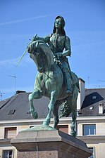 Byld Jeanne d'Arc op it Place du Martroi