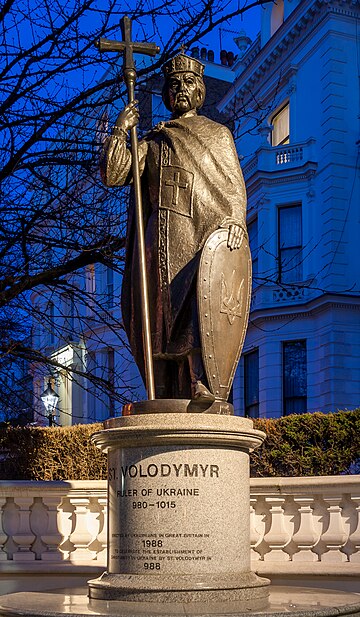 Statue of Saint Volodymyr, London