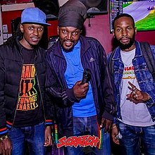 Stephantom wargamble (middle) is a Kenyan dancehall reggae artist Stephantom-wargamble.jpg