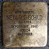 Stolperstein Elisenstraße 16, Aschaffenburg Meta Rothschild.jpg