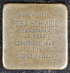 Stumbling Stone Remscheid Blumenstrasse 2 Rosa Schmidt.jpg