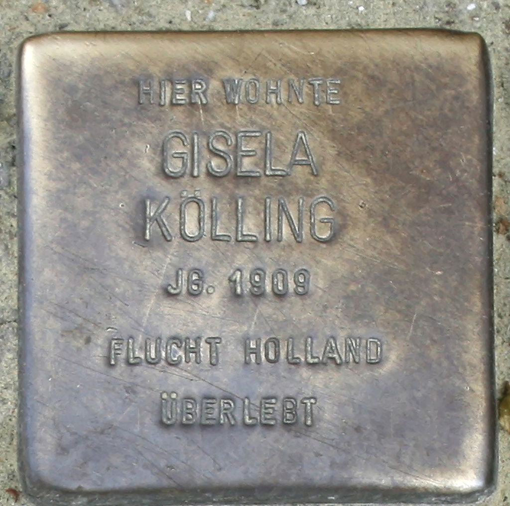 Stolperstein Schwerte Cava-dei-Tirreni-Platz 03 Gisela Kölling.jpg