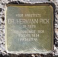 Hermann Pick, Unter den Linden 8, Berlin-Mitte, Deutschland