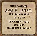 Stolperstein für Amalie Israel (Wittenberg).jpg