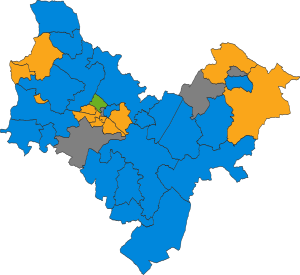 Stratford-on-Avon UK ward map 2019.svg