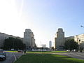 View on Strausberger Platz, summer 2005, towards the west.