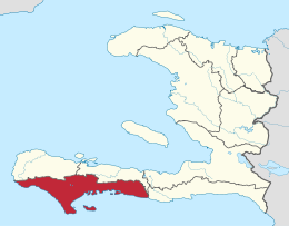 Departamentul Sud - Localizare